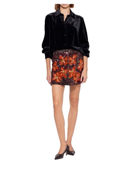 Camicia completo in velluto P.a.r.o.s.h. | D381325RAVEL013 NERO
